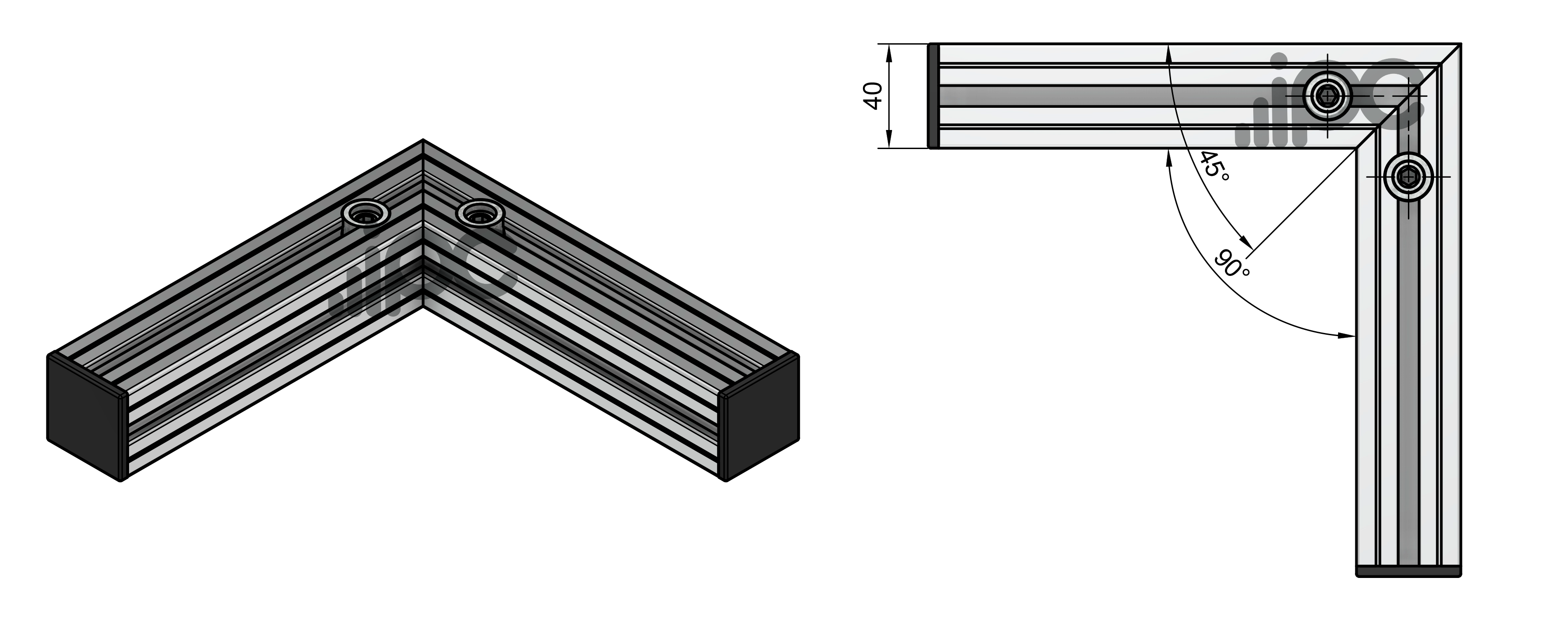 Exemplo de uso do conector com corpo articulado