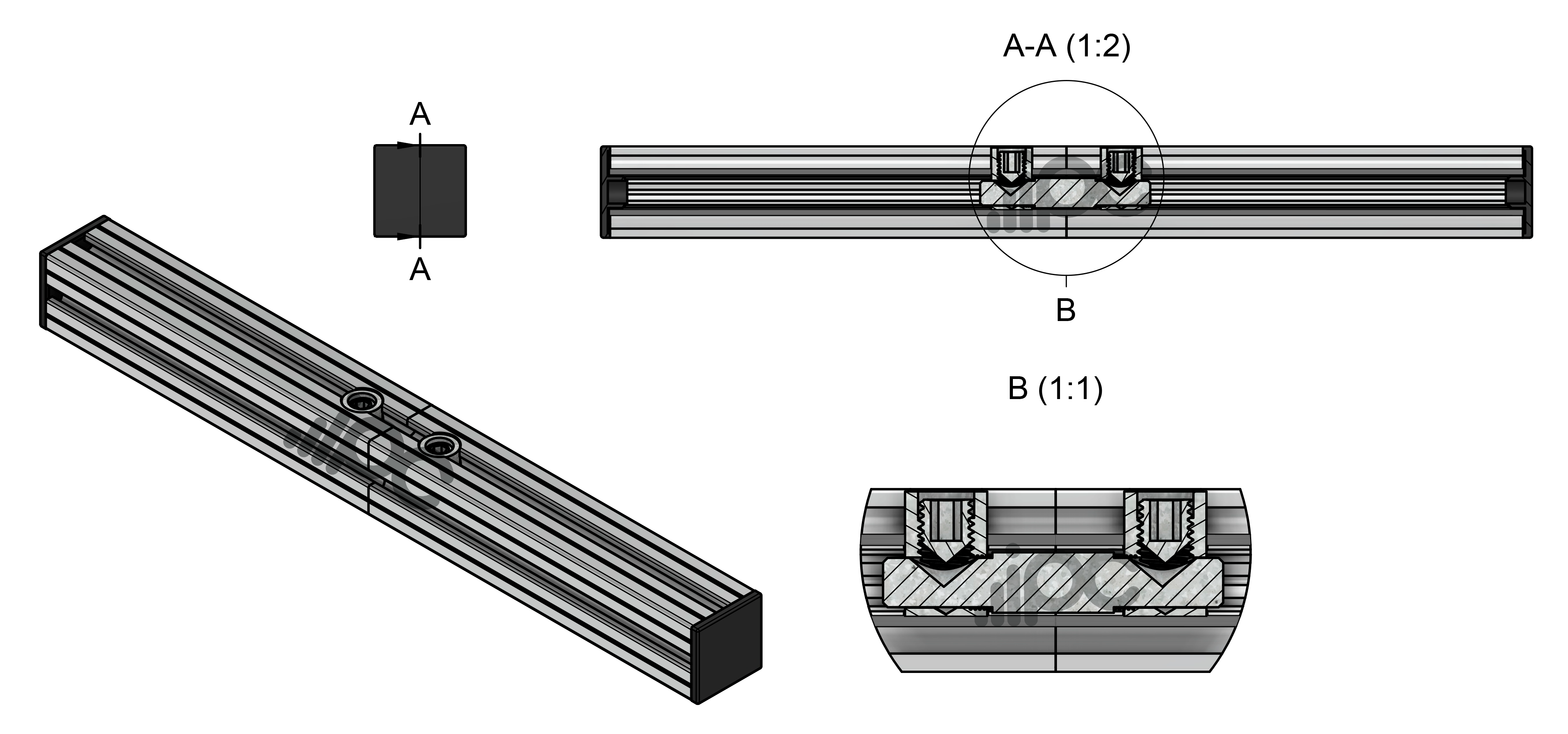Exemplo de uso do conector prolongador