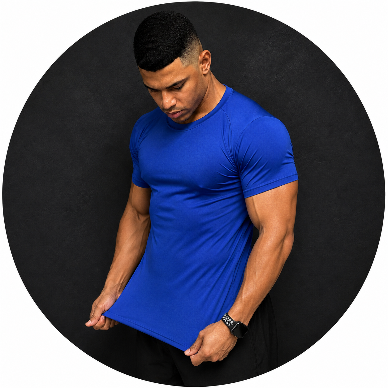 Elasticidade da camiseta t&eacute;rmica masculina LC15 Sports