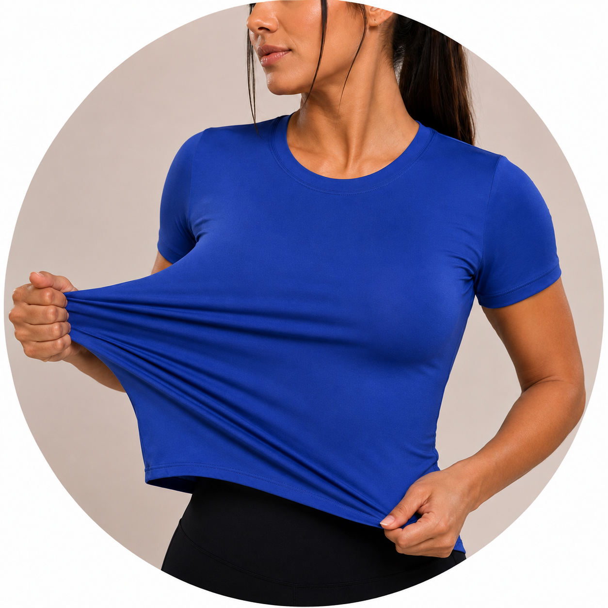 Elasticidade da camiseta t&eacute;rmica masculina LC15 Sports