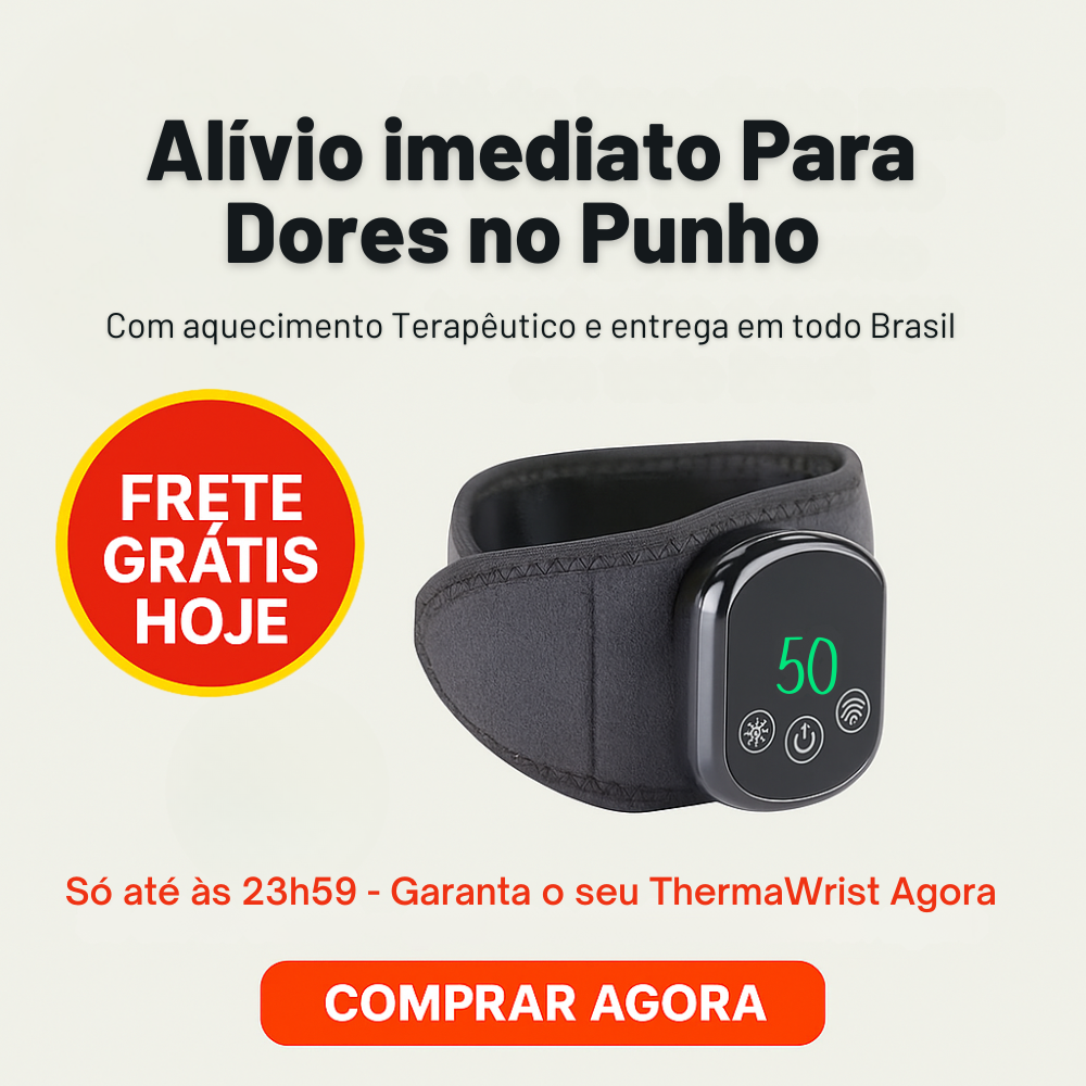 Massageador para Punho ThermaWrist – Aquecimento Terapêutico