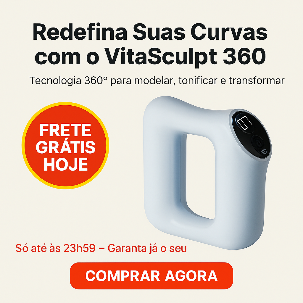 Massageador Modelador Corporal VitaSculpt 360 – Tecnologia 360°