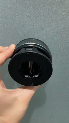 GIF demostración de estabilidad del soporte 360
