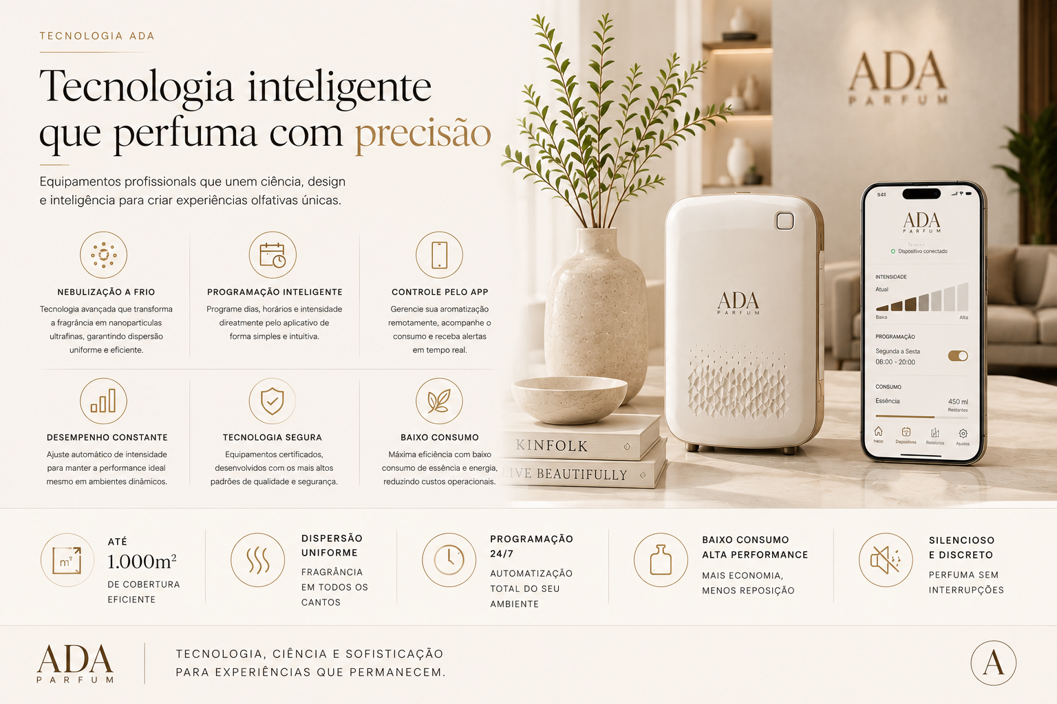 Tecnologia utilizada ADA PARFUM