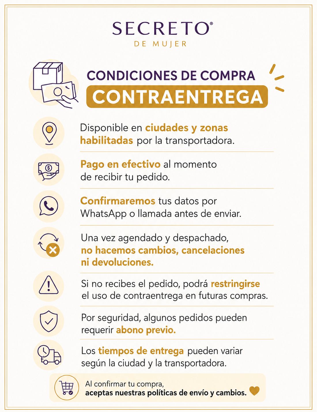 PAGO CONTRAENTREGA