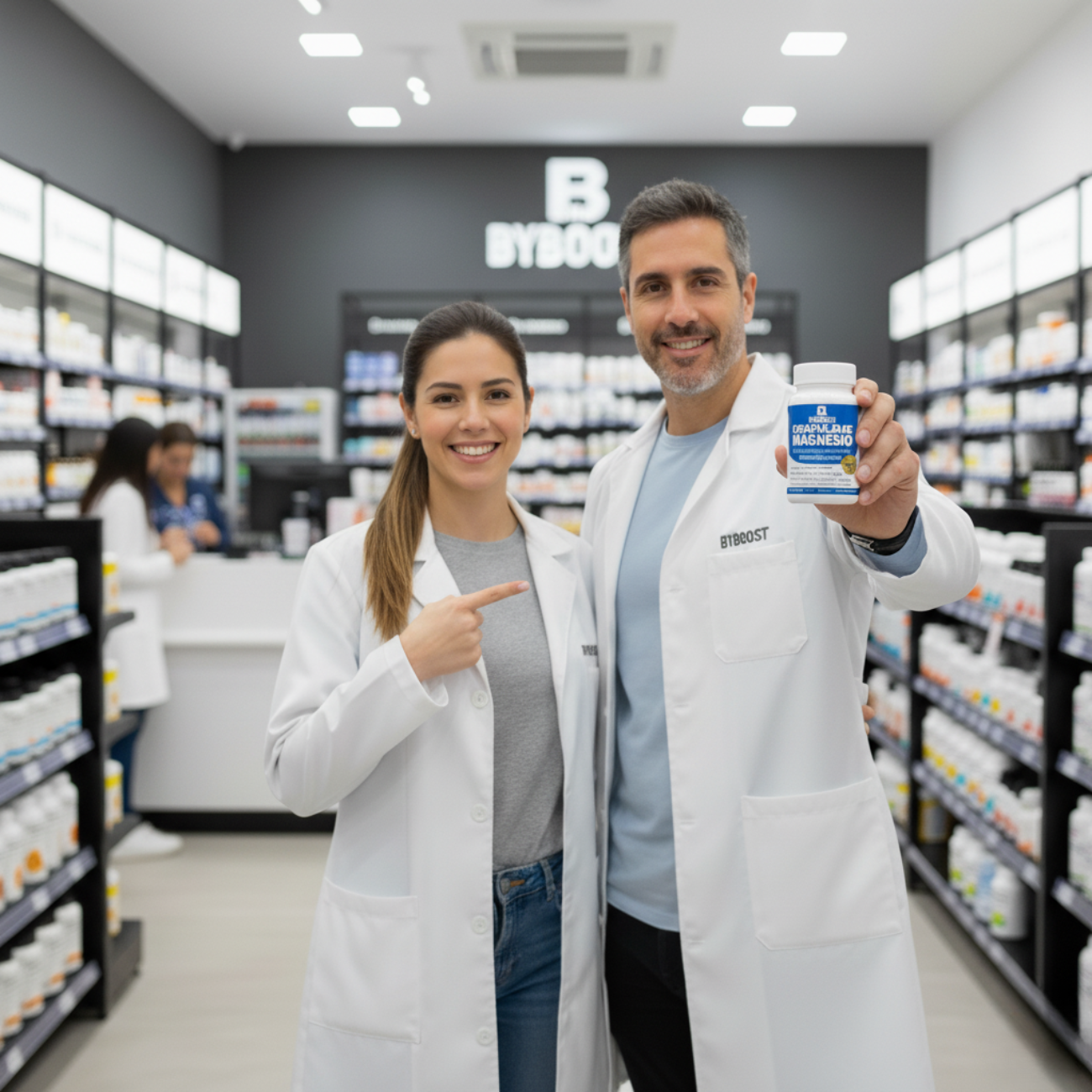 Frasco de Magnesio 5 en 1 ByBoost Vital