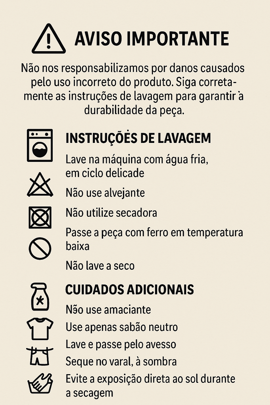 Dicas de Lavagem