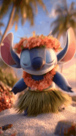 Gif animado de Stitch