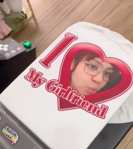 Remera personalizada I Love My Girlfriend