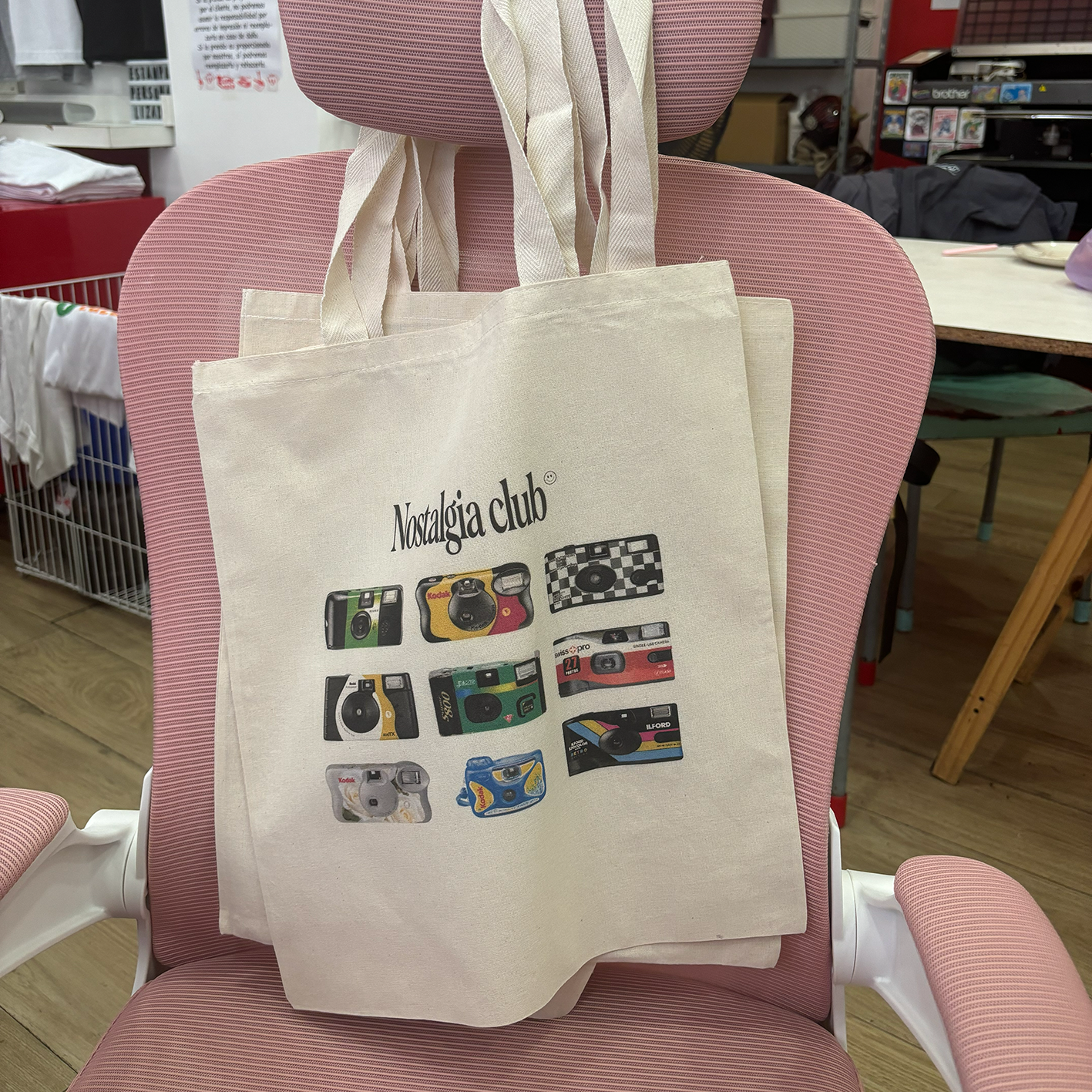 Tote bag personalizada con ilustraci&oacute;n