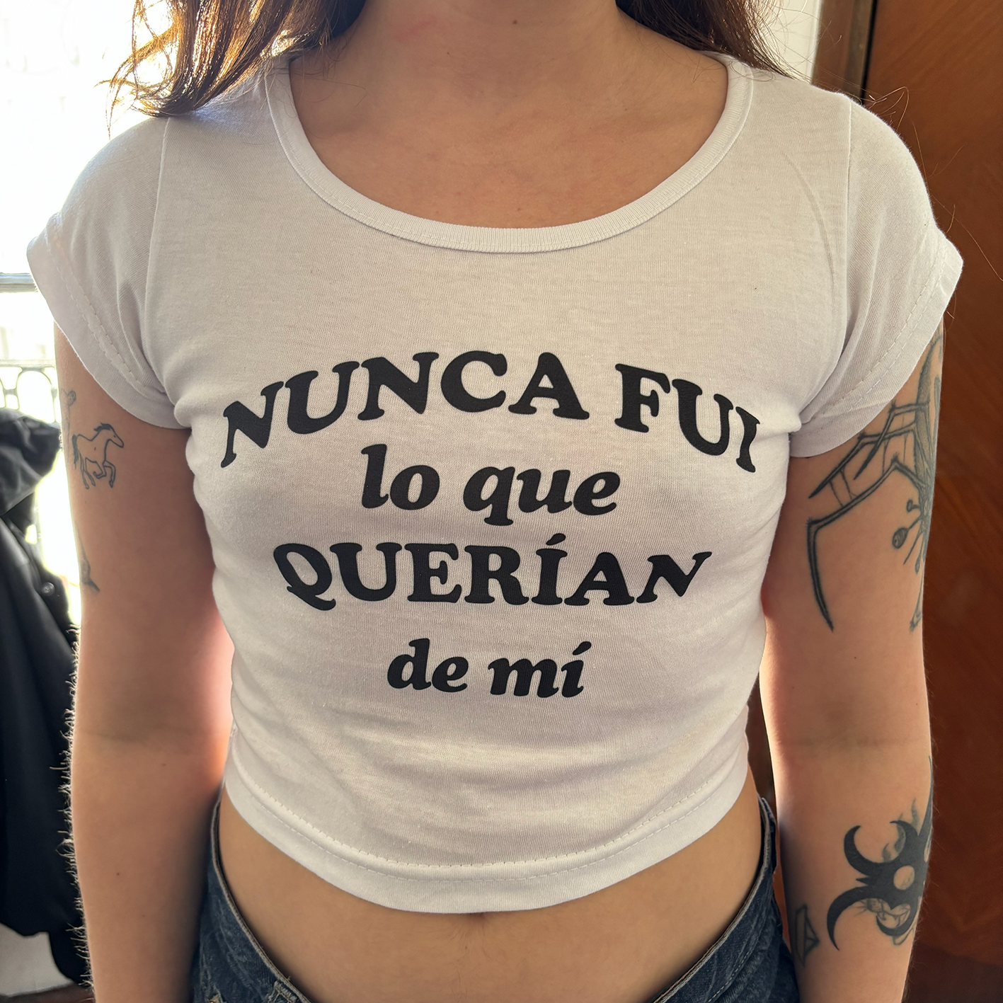 Baby tee personalizada con imagen