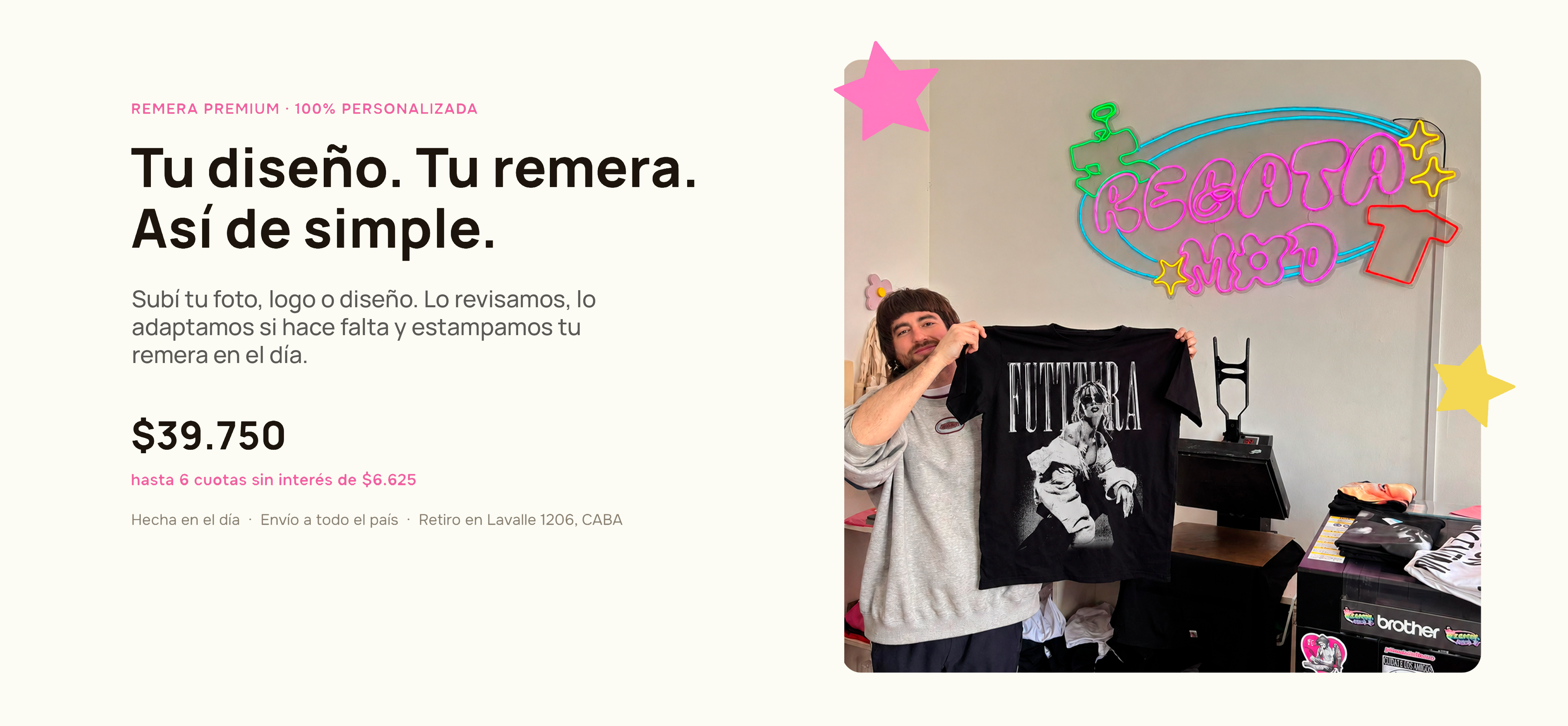 Remera personalizada Regata Mod