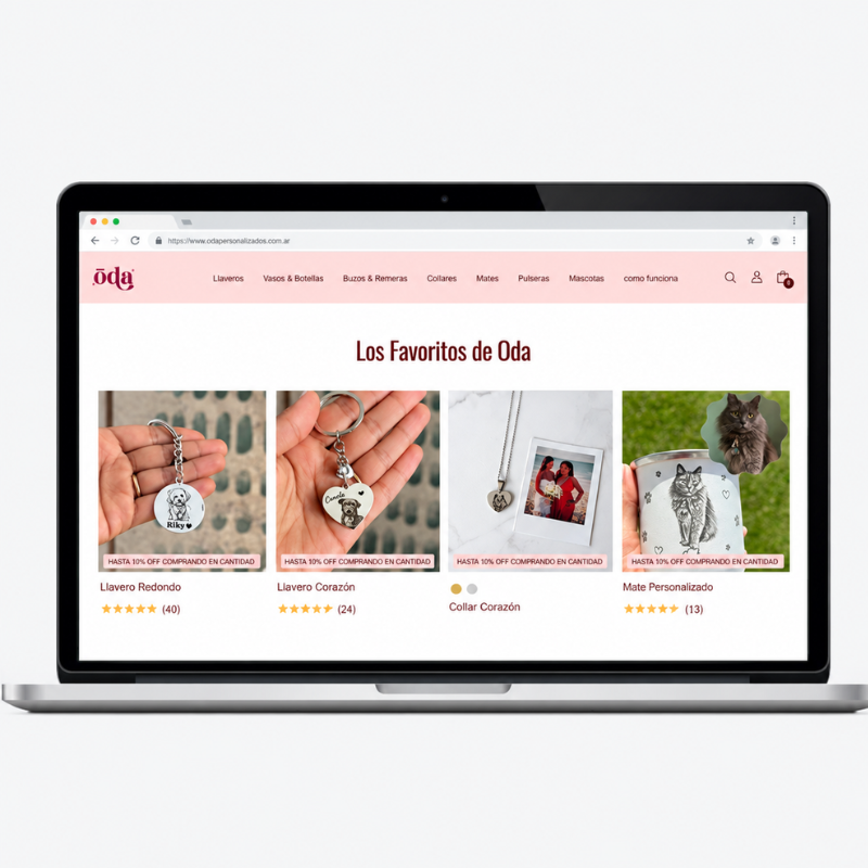 Elegí tu producto en la web