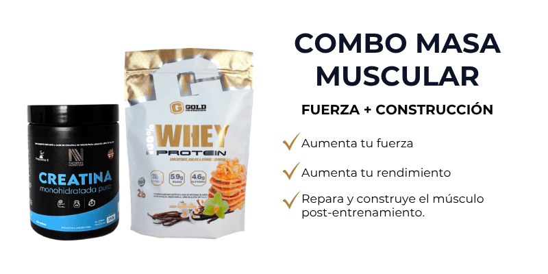 Combo Creatina y Proteína Whey