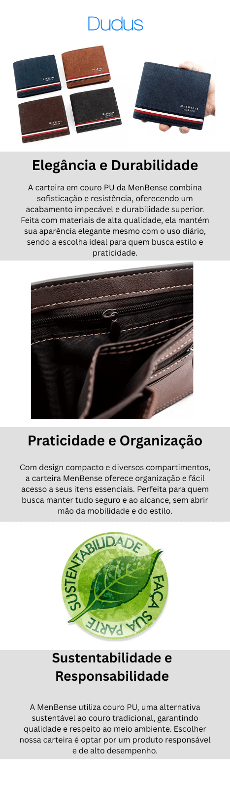 Carteira Couro PU