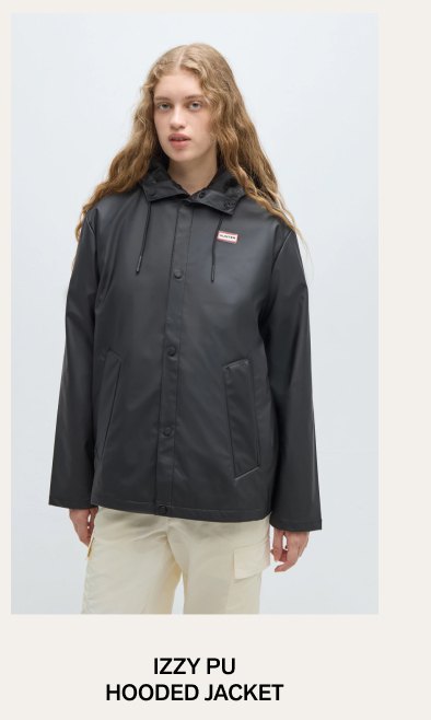 Izzy PU Hooded Jacket