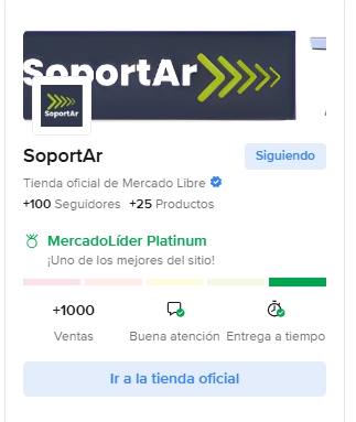 Tienda SoportAr en MercadoLibre
