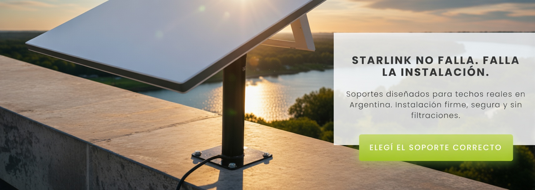 STARLINK NO FALLA. FALLA LA INSTALACIÓN