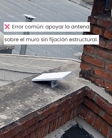 Error común en una instalación de Starlink