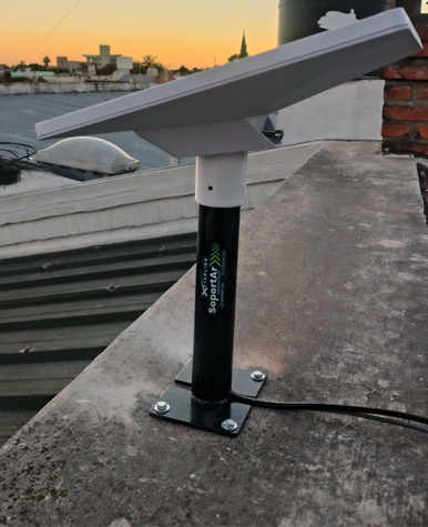 Soporte vertical para antena Starlink Mini X y V4 en Argentina