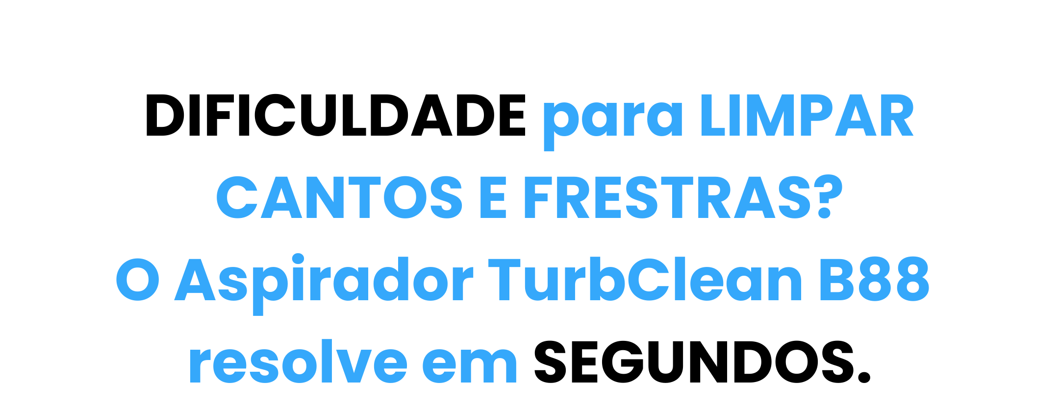 Aspirador Portátil TurbClean B88