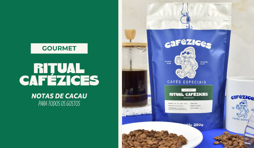 Brown Ritual Cafe Café Gourmet Ritual Cafezices 250g: Sabor Intenso e Notas de Cacau