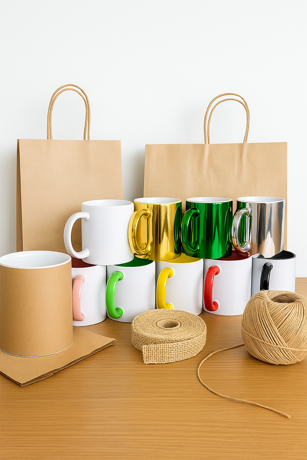 canecas e embalagens a Guedes Presentes