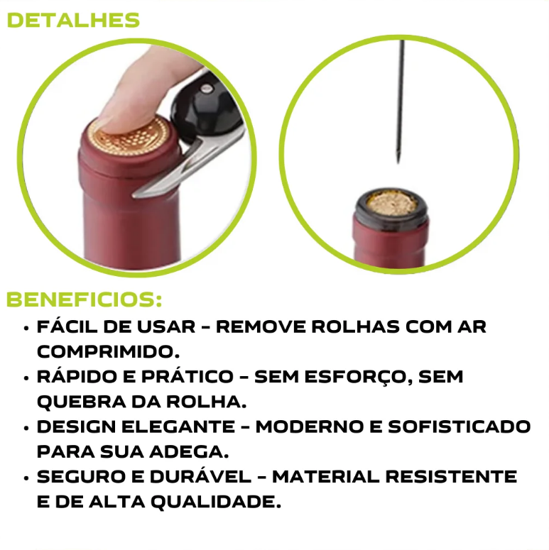 Processo simples e limpo com EasyWine