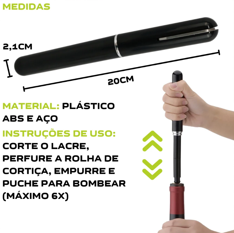 Medidas e composição do EasyWine