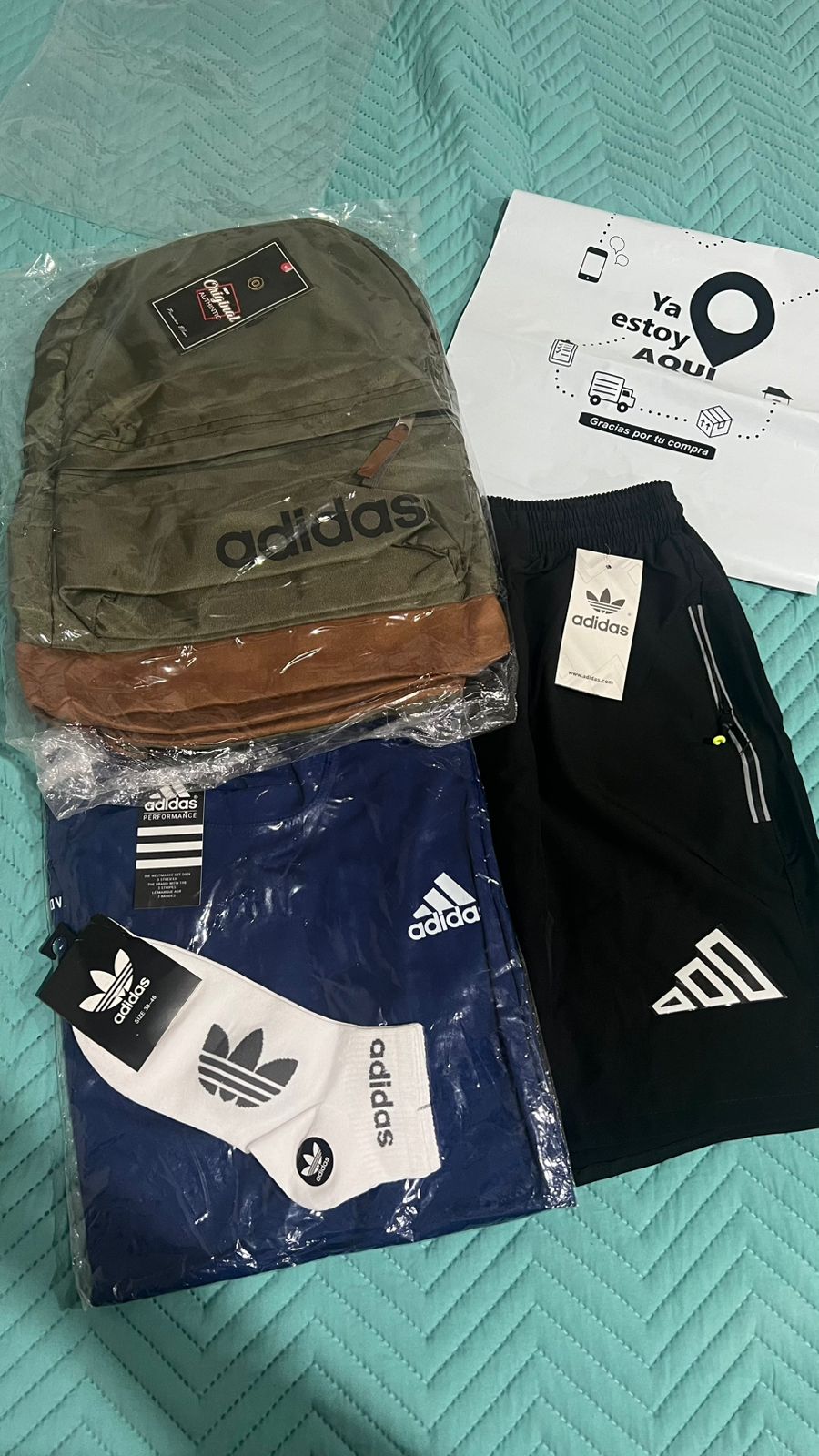 Pack Adidas x4 real recibido