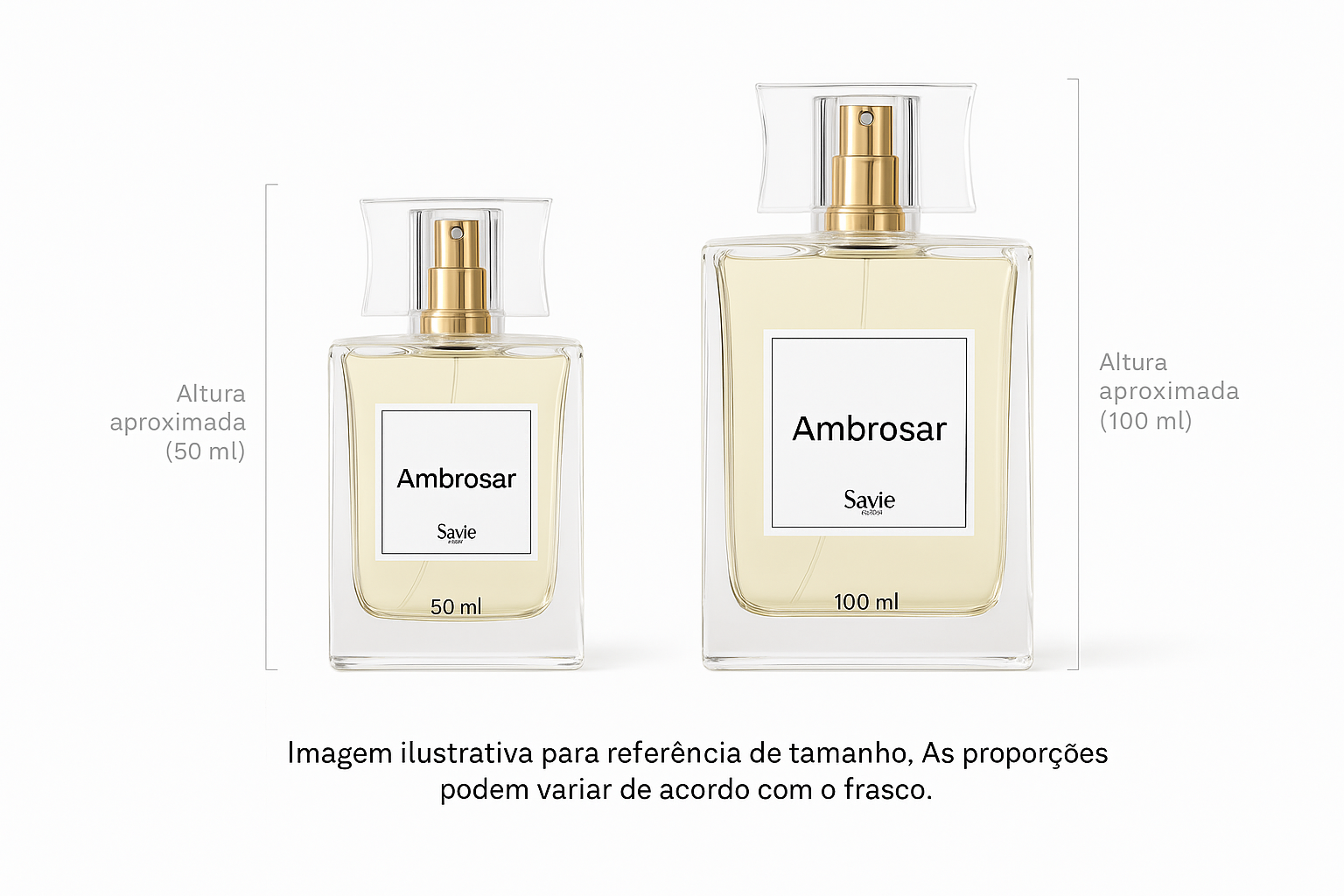 Diferença dos Frascos