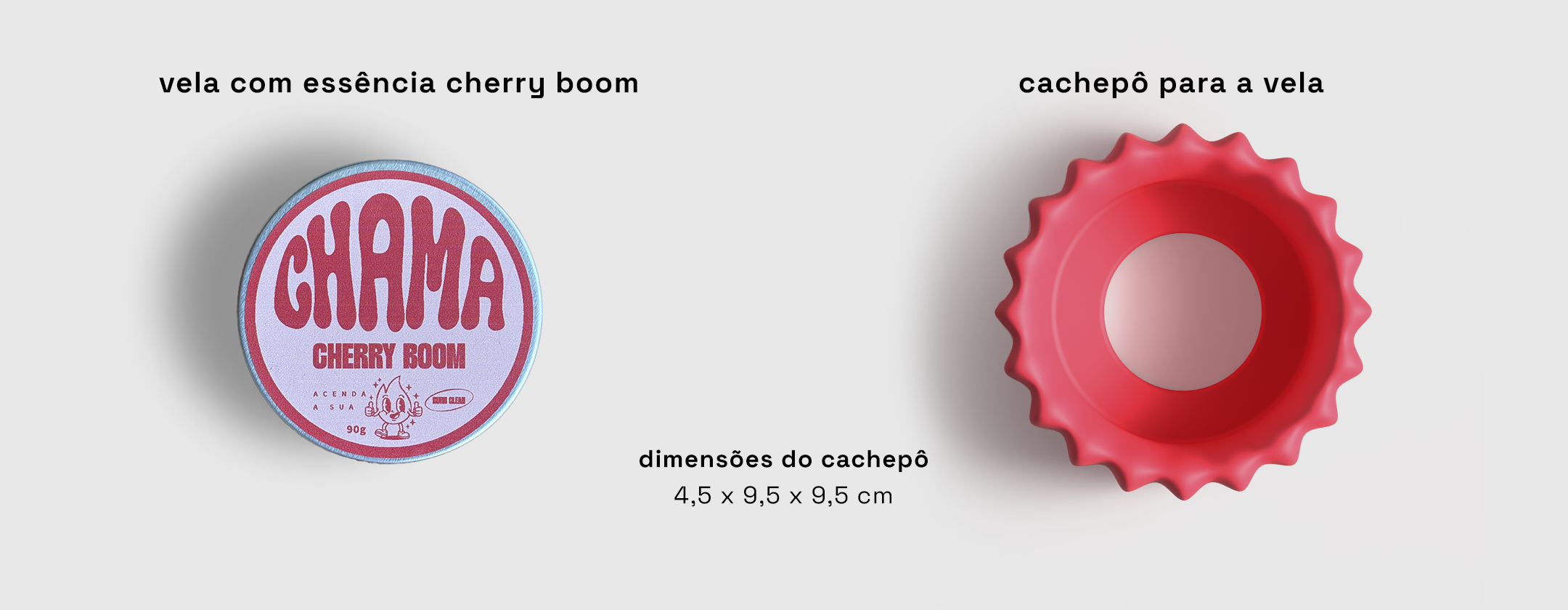 Produtos do kit Cherry