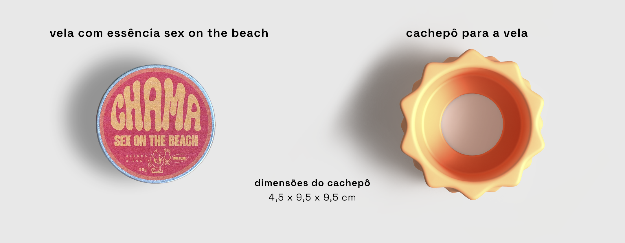 Produtos do kit Sex on the Beach