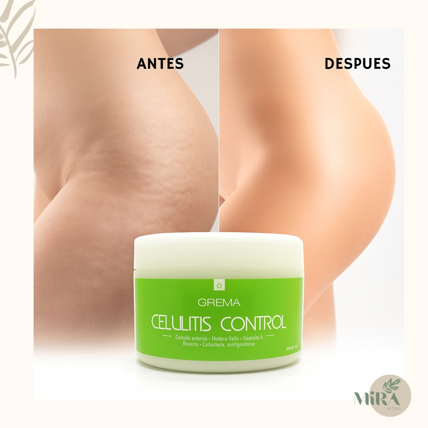 Antes de usar CELULITIS CONTROL