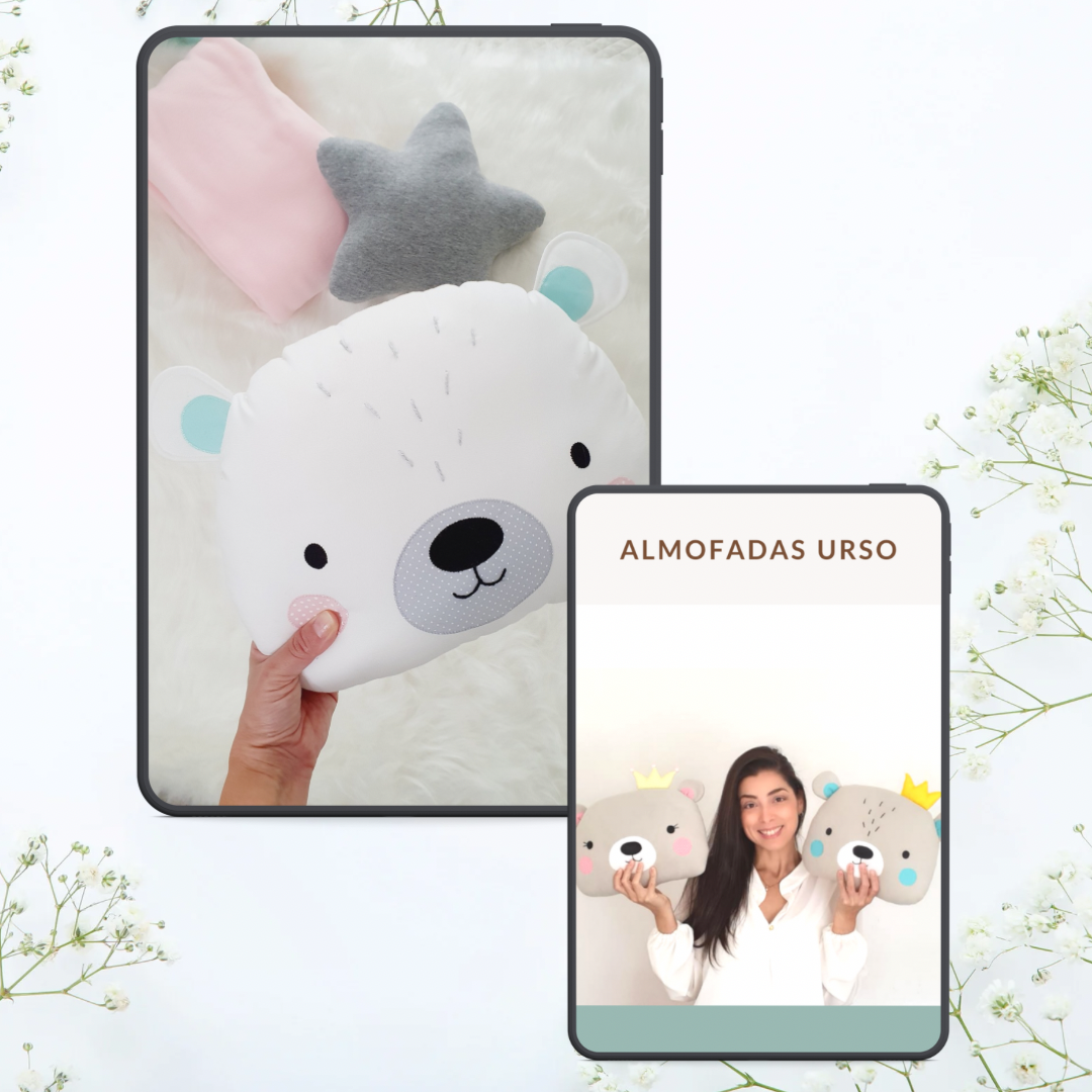 Curso Almofadas Urso 3 em 1