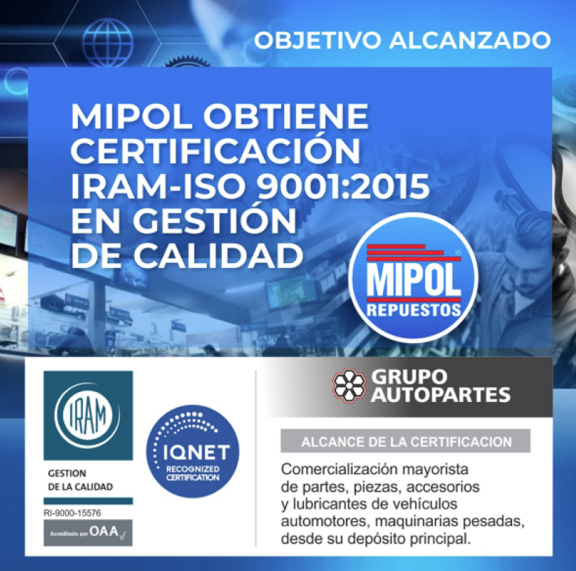 Certificación ISO 9001:2015