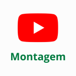 Icone para vídeo no Youtube mostrando a montagem da horta suspensa Jardim de Comer.