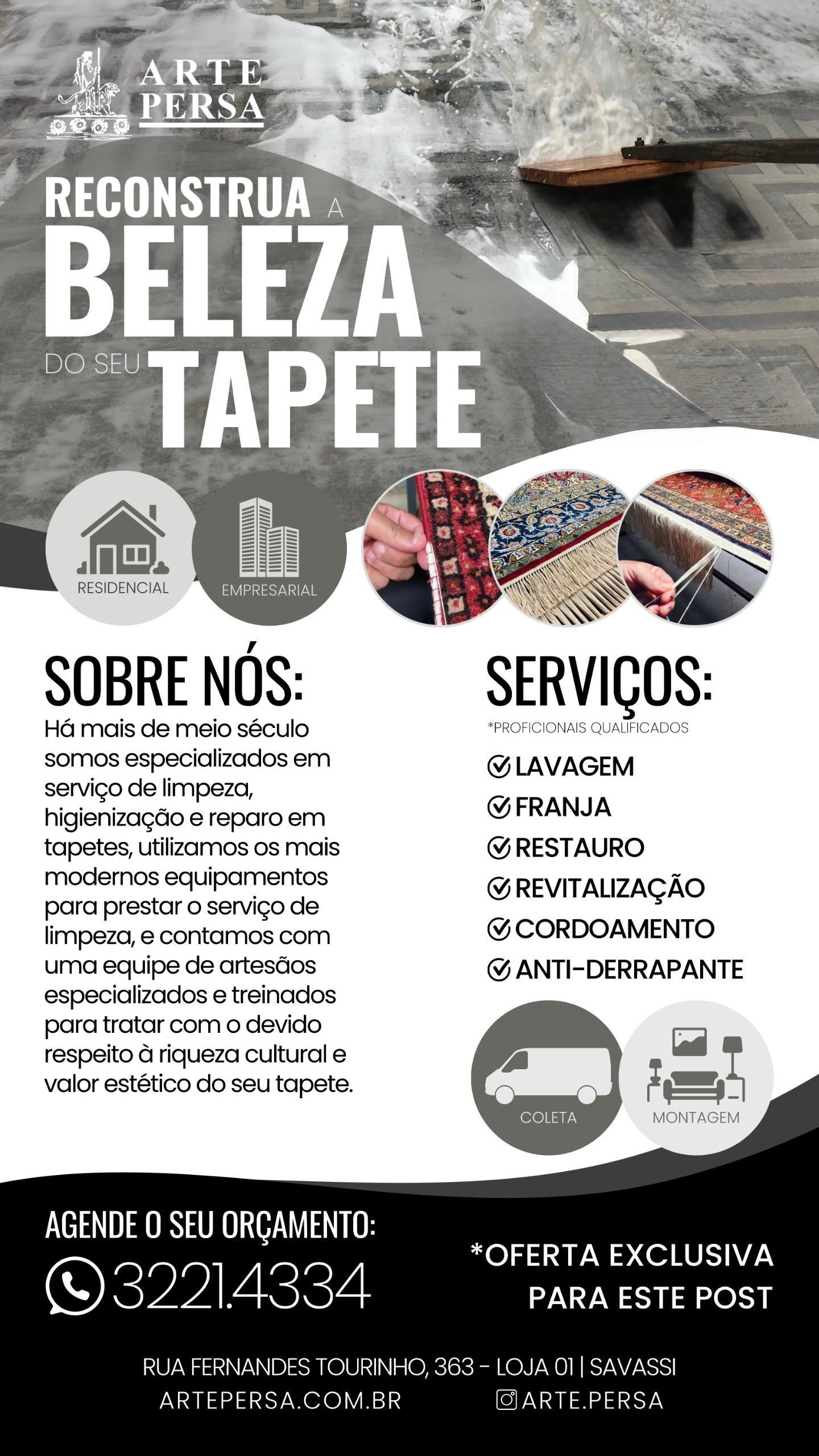Cuidados com Tapete