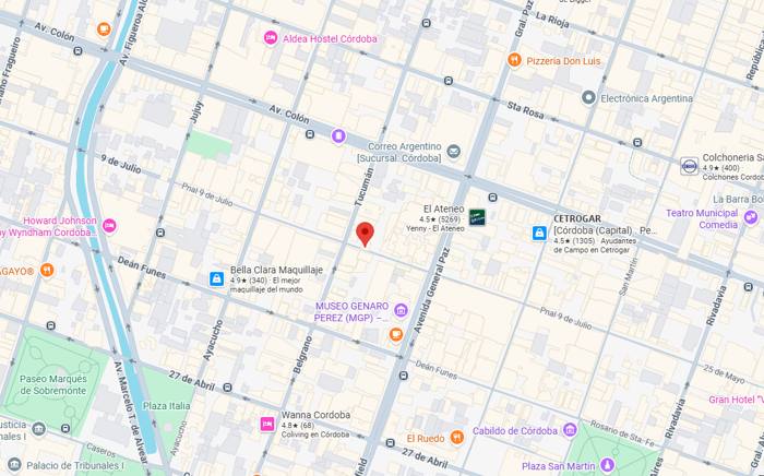 Mapa de Centro de Córdoba – Outlet