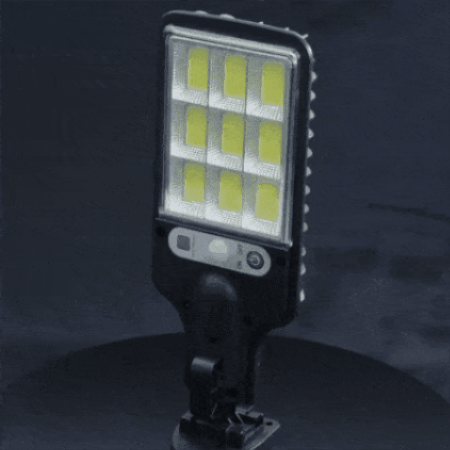 Reflector solar en funcionamiento