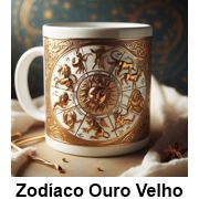 Canecas Zodíaco Ouro Velho