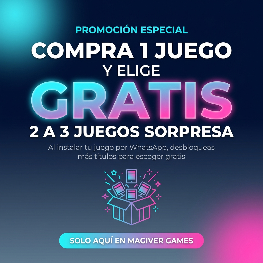 Promoci&oacute;n: compra 1 juego y elige 2 a 3 gratis