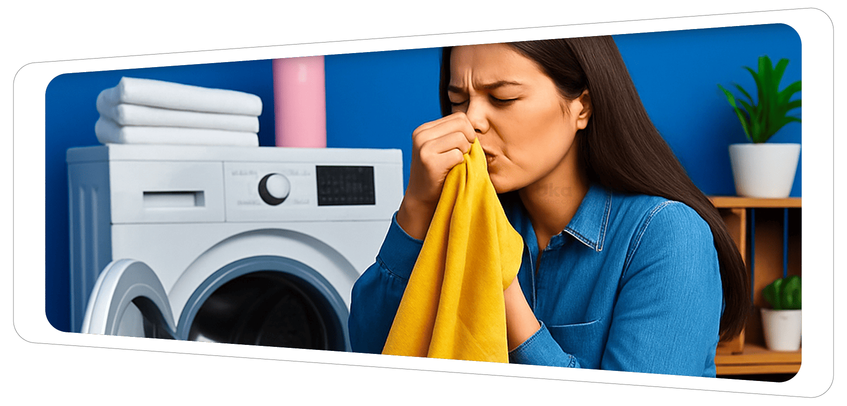 Mujer con ropa limpia Uka Tec