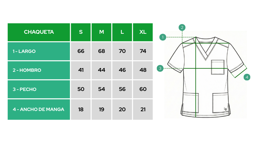 Tabla Chaqueta Hombre Arciel