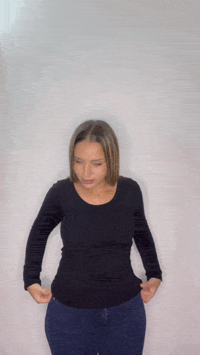 Remera manga larga detalle corpi&ntilde;o