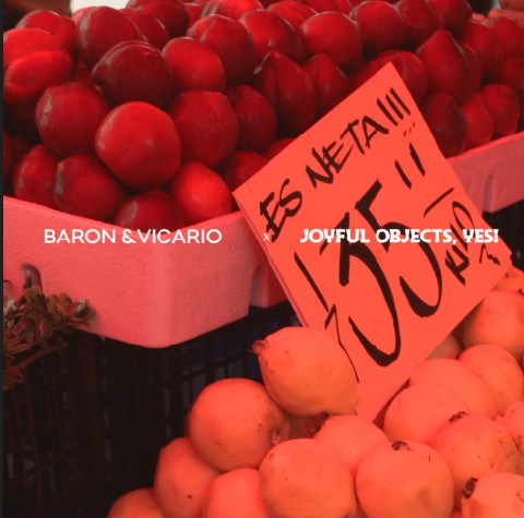 Barón & Vicario x Joyful Objects, Yes! Fruta en un mercado