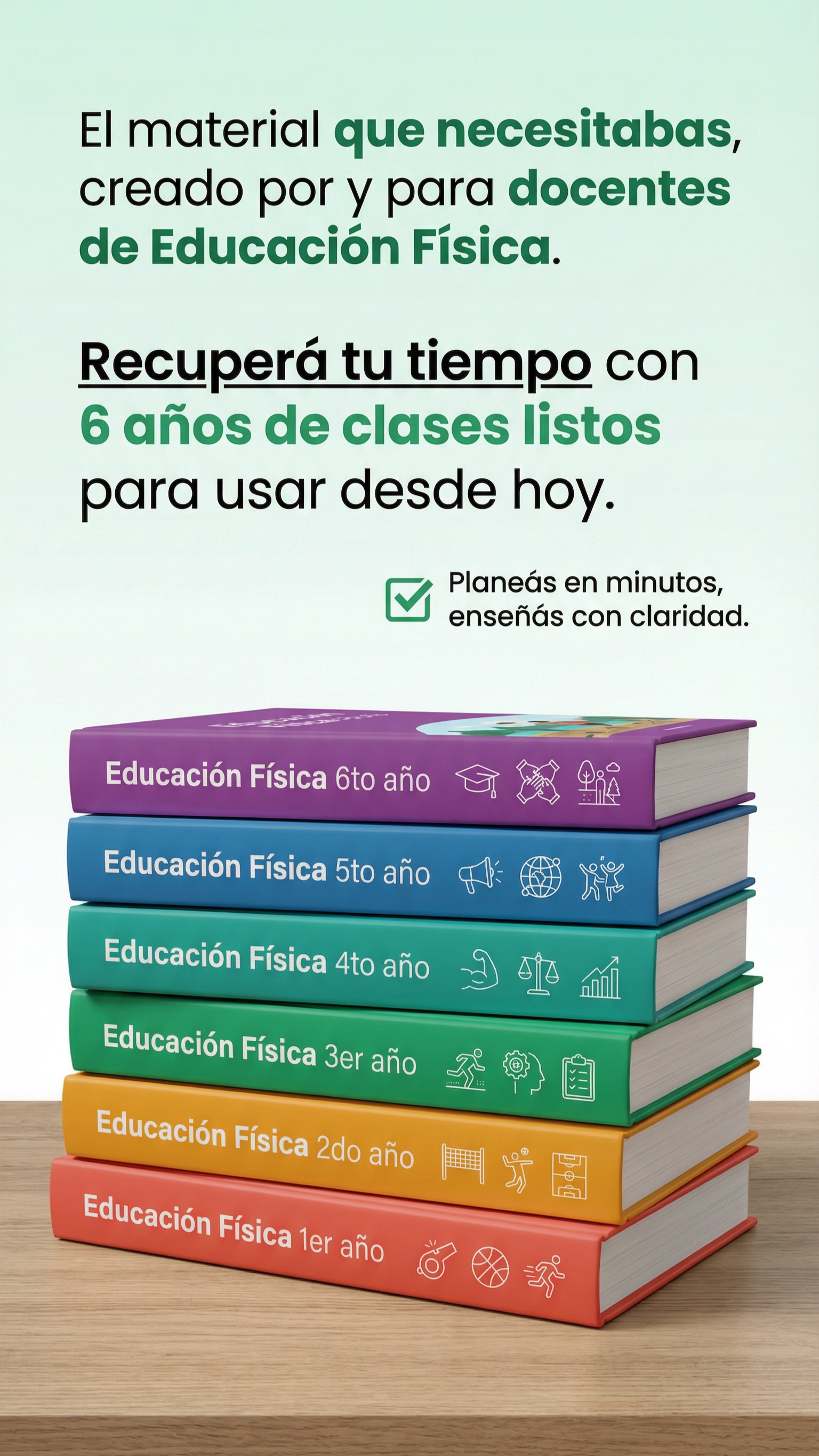 Mega Pack Educaci&oacute;n F&iacute;sica Secundaria &ndash; 1&deg; a 6&deg; a&ntilde;o