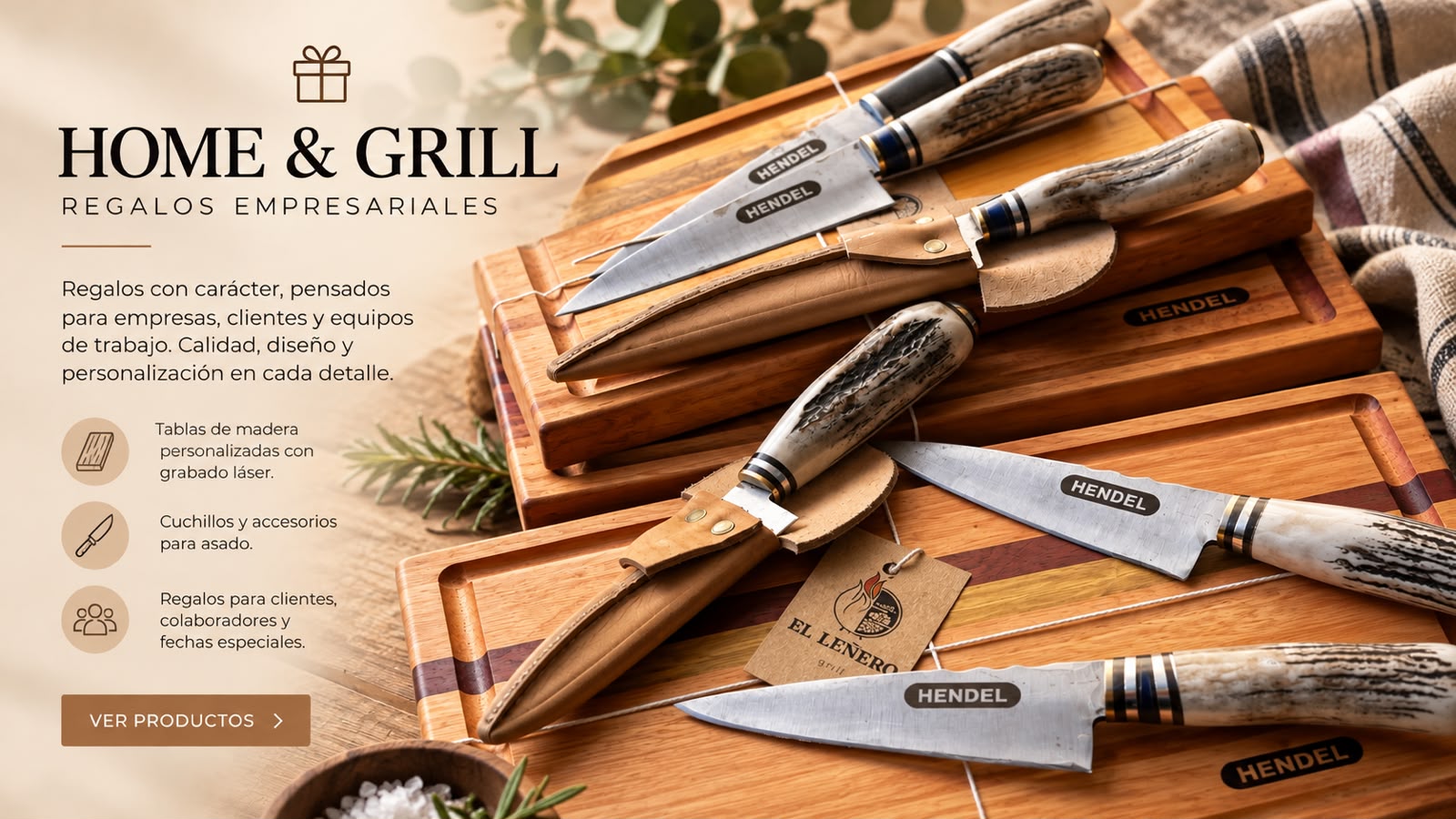 Regalos empresariales Home Grill
