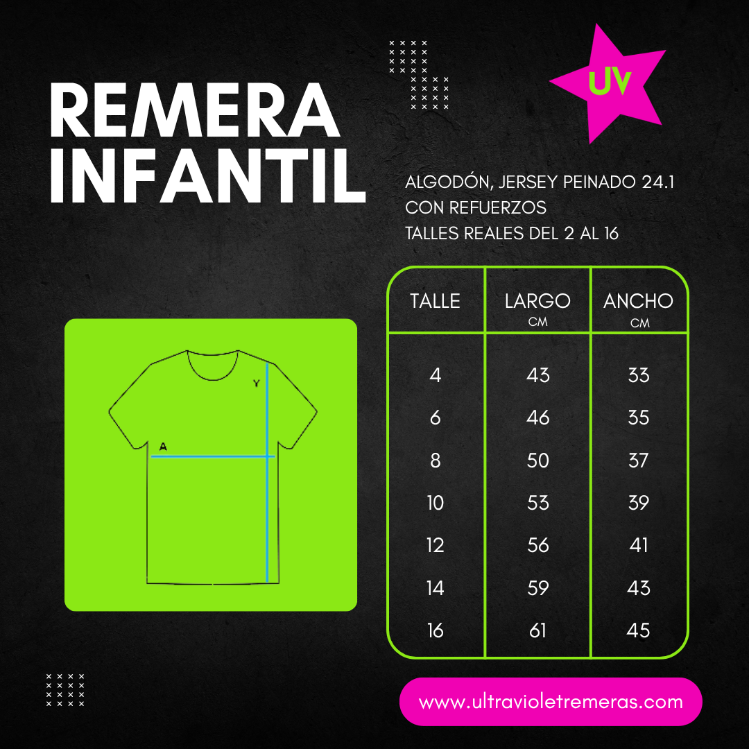 remera infantil