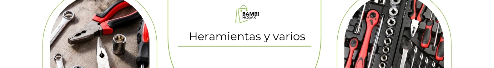 Banner de la categoría Herramientas y Varios